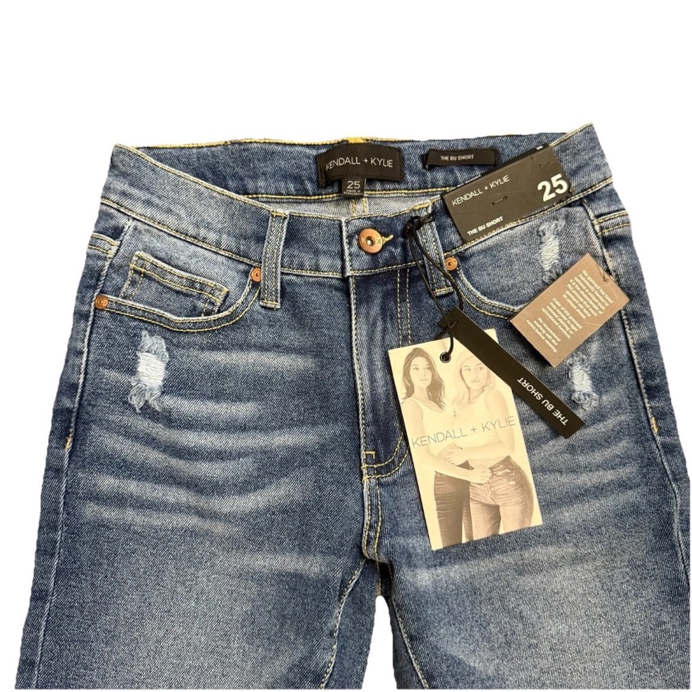 Kendall and Kylie The Bu Short Size 25 Denim Jorts Women's - Picture 3 of 9